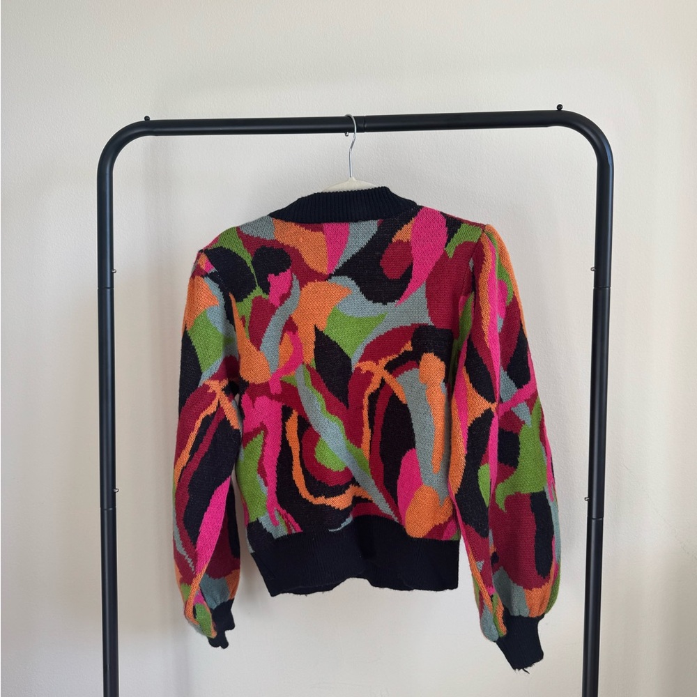 FARM Rio Multicolor Abstract Sweater - Picture 3 of 3